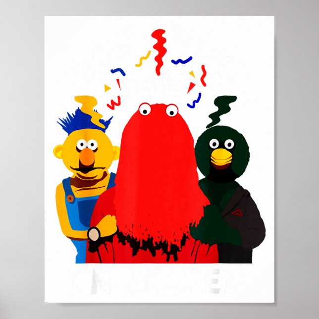 Affiche Don't Hug Me I'm Eds Funny Saying Sarcasm  (Devant)