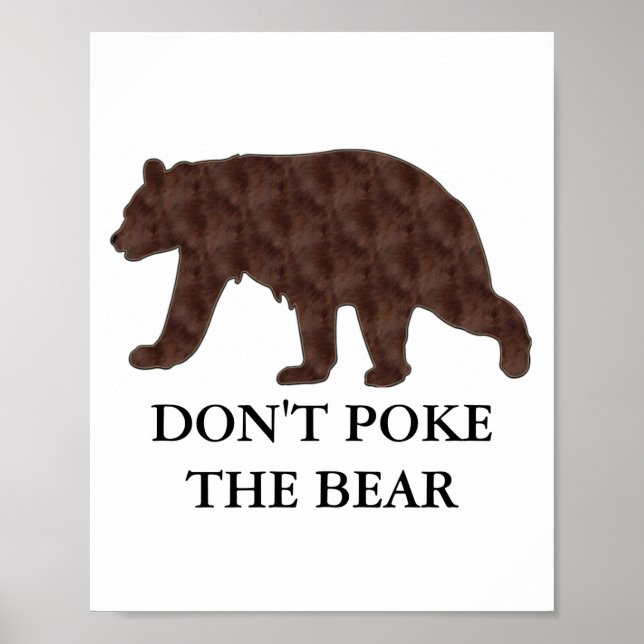Affiche Dont Ke The Bear  (Devant)