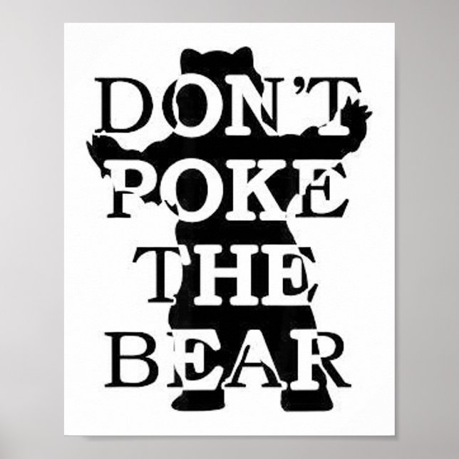 Affiche Don't Ke The Bear  (Devant)