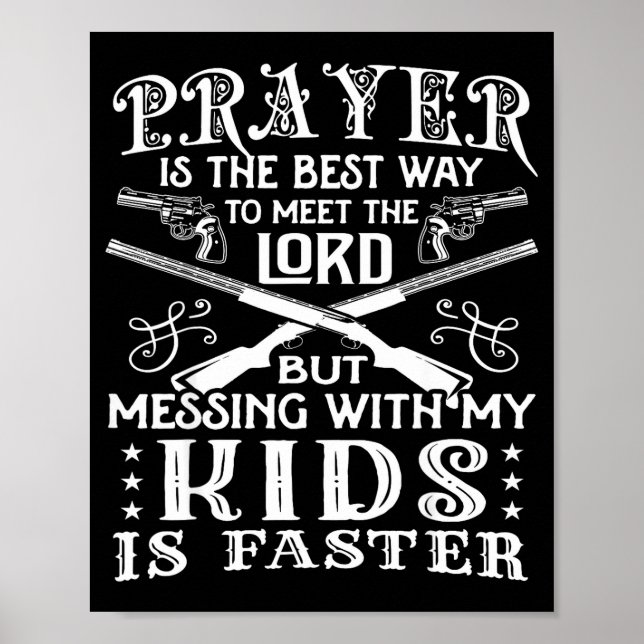 Affiche Don't Mess With My Kids! Mom  (Devant)