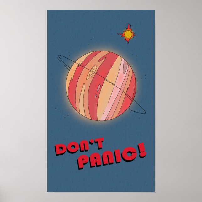Affiche Don't Panic ! (Devant)