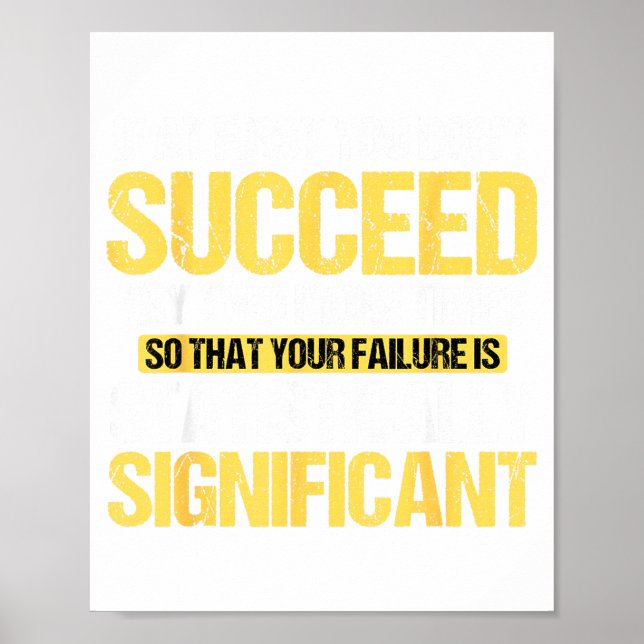 Affiche Don't Succeed Statistically Significant Science Pu (Devant)