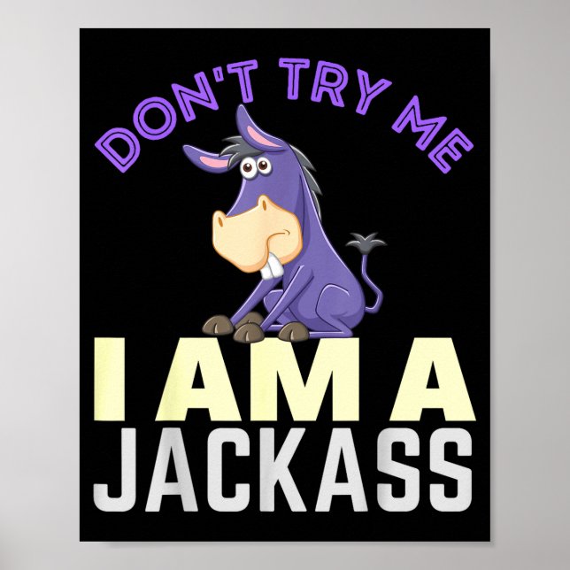 Affiche Don't Try Me I Am A Jack Funny Halloween Costume  (Devant)