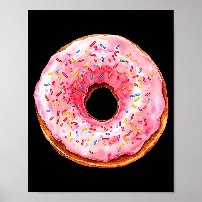 Affiche Donut Adult Kids Men Women Doughnut Costume  (Devant)