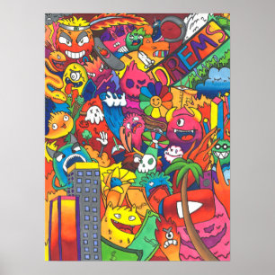 Affiche Doodle Dreams