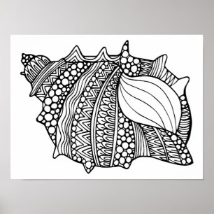 Affiche Doodle inspiré 2