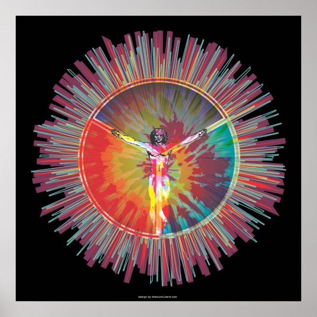 Affiche Doodle numérique néoPaix - Imprimer (Devant)