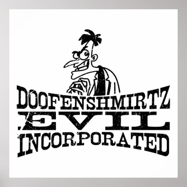 Affiche Doofenshmirtz (Devant)
