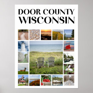 Affiche Door County, Wisconsin - Vues Pittoresques