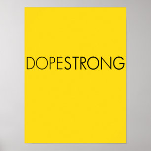 AFFICHE DOPESTRONG LANCE ARMSTRONG PARODY