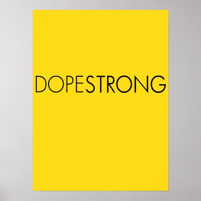 AFFICHE DOPESTRONG LANCE ARMSTRONG PARODY (Devant)