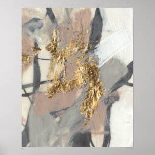 Affiche D'or rougissez