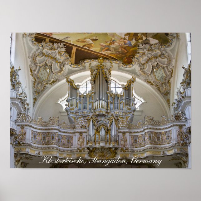 affiche d'orgue de l'abbaye de Steingaden (Devant)