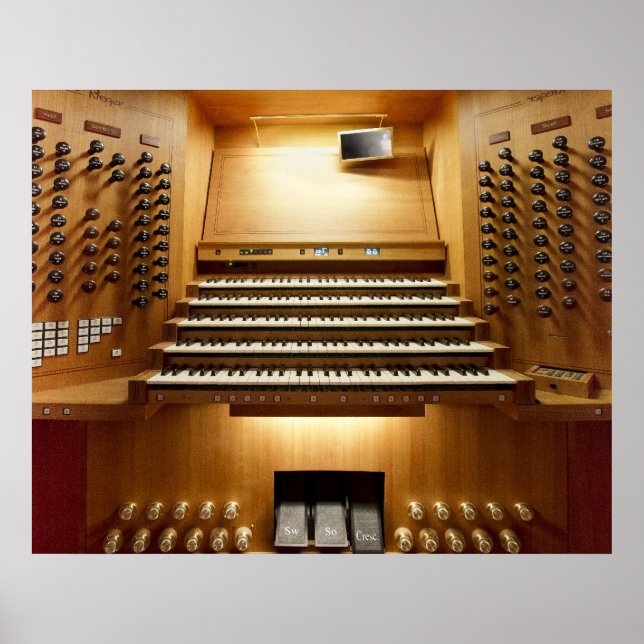 Affiche d'orgue de Shanghai (Devant)