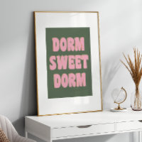 Dormez Doux Dorm Chambre Lettres Colorées Rose Ver