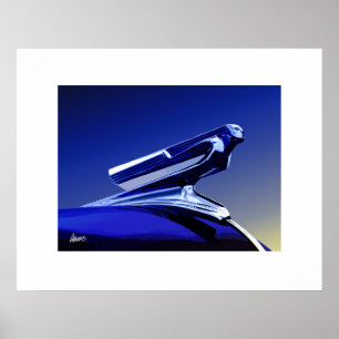 Affiche d'ornement de capot de Chevrolet