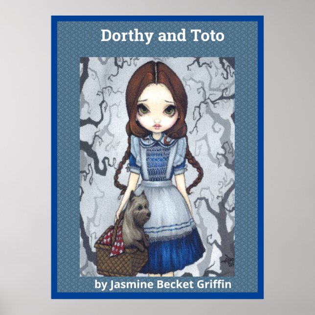 Affiche Dorthy et Toto par Jasmine Becket Griffin (Devant)