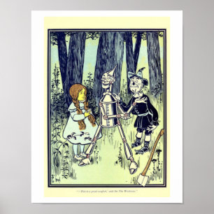 Affiche Dorthy & Scare Crow rencontrent Tin Man