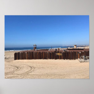 Affiche Dory Fishing Fleet, Newport Beach, Californie