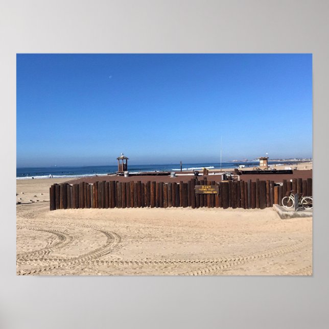 Affiche Dory Fishing Fleet, Newport Beach, Californie (Devant)