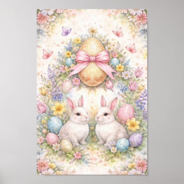 Affiche Dos de carte (Deck de Tarot de Pâques Figuratif) (Devant)