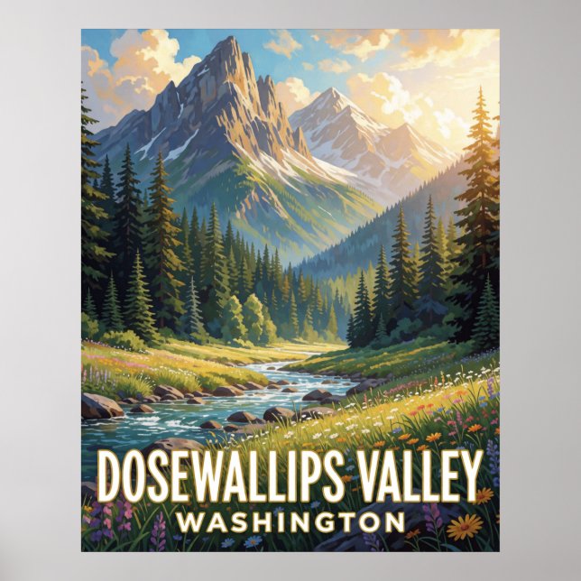 Affiche Dosewallips State Park — Washington (Devant)