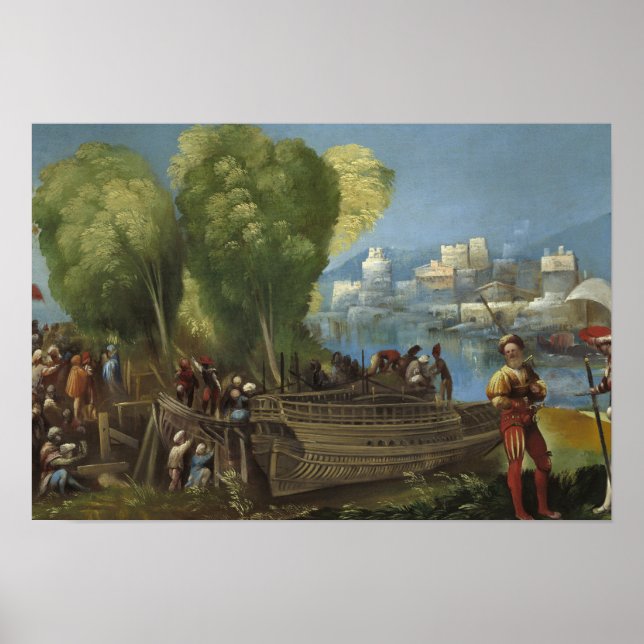 Affiche Dosso Dossi - Aeneas et Achates sur la Libye (Devant)
