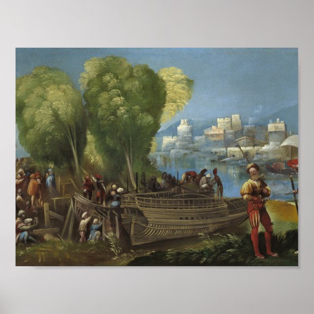 Affiche Dosso Dossi - Aeneas et Achates sur la Libye (Devant)
