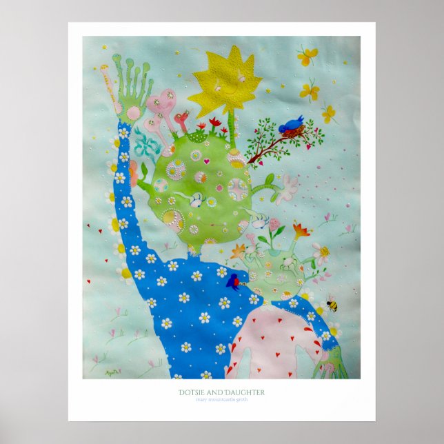 Affiche Dotsie et fille Imprimer (Devant)
