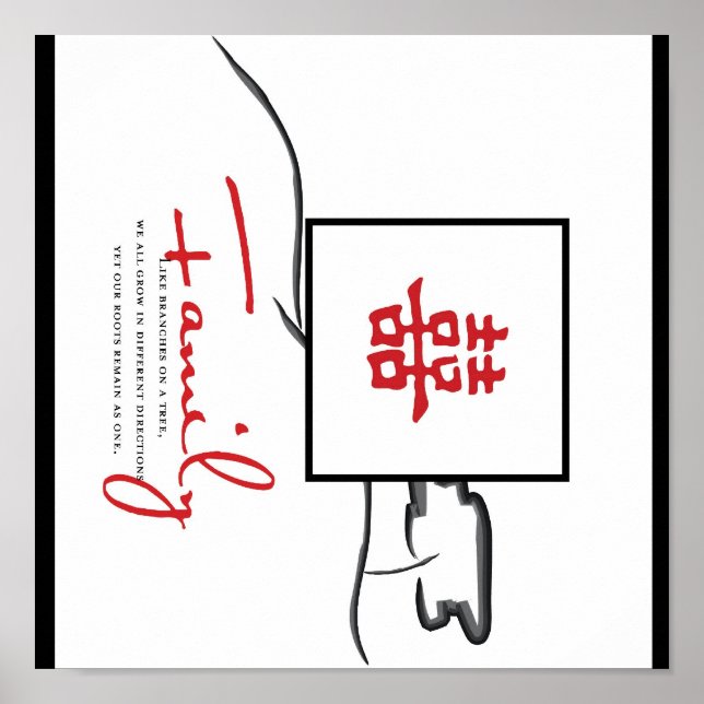 Affiche Double bonheur familial (Devant)