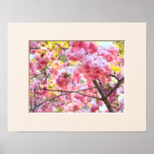 Affiche Double Cherry Blossom: Matsumae-benimurasaki