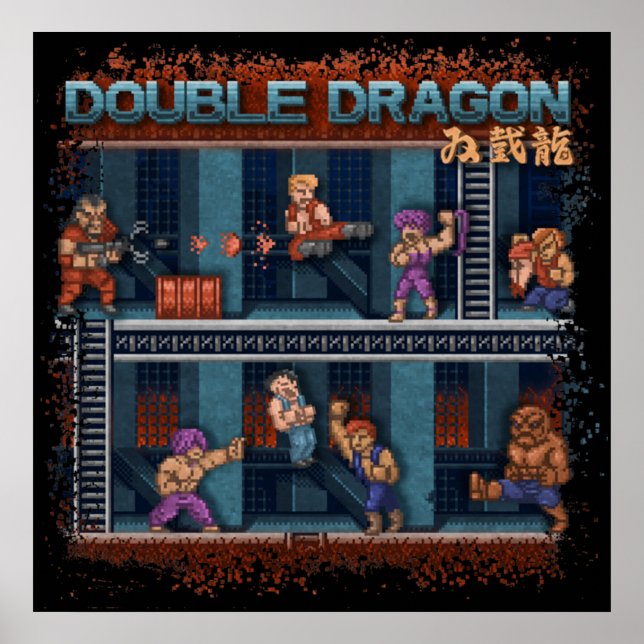 Affiche Double dragon (Devant)