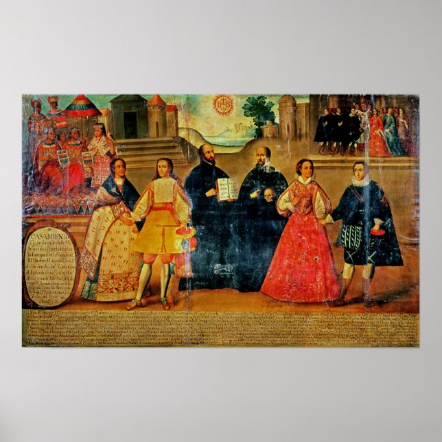 Affiche Double mariage entre deux femmes inca (Devant)