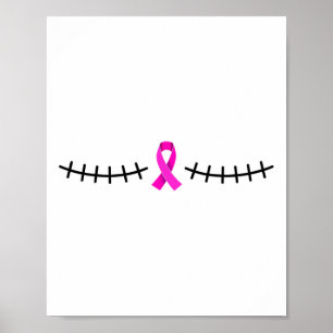 Affiche Double Mastectomie Scar Cancer du sein Survivant