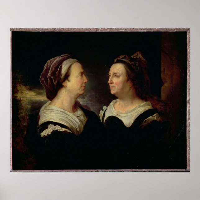 Affiche Double portrait de Marie Serre (Devant)