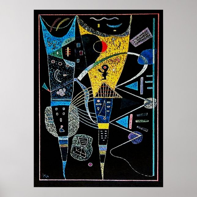 Affiche Double tension par Basil Kandinsky (Devant)