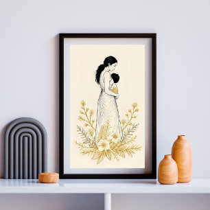 Affiche Douce Floraison de la Maternité