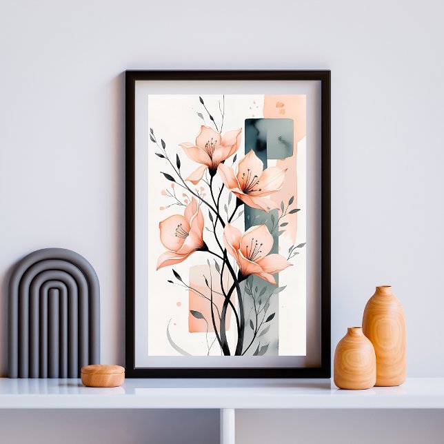 Affiche Douce Harmonie Florale (Créateur téléchargé)