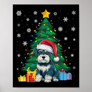 Affiche Douce moche sapin de Noël lumières Miniature Schna