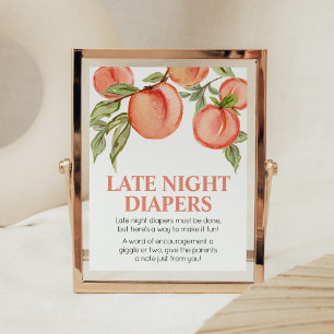 Affiche Douces Petites Serviettes de Couches de Nuit pour