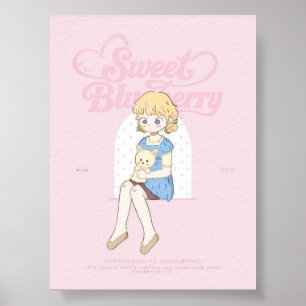 Affiche Douces Rêves de Myrtille ✩°。 ⋆。°✩