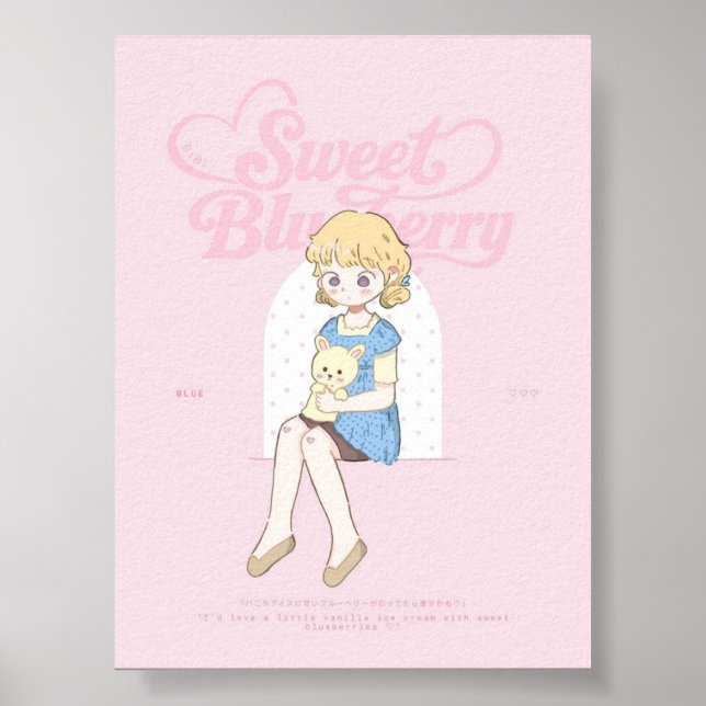 Affiche Douces Rêves de Myrtille ✩°｡ ⋆｡°✩  (Devant)