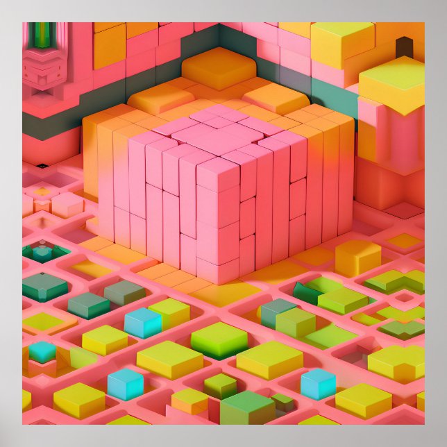 Affiche Douceur aux couleurs vives (Devant)