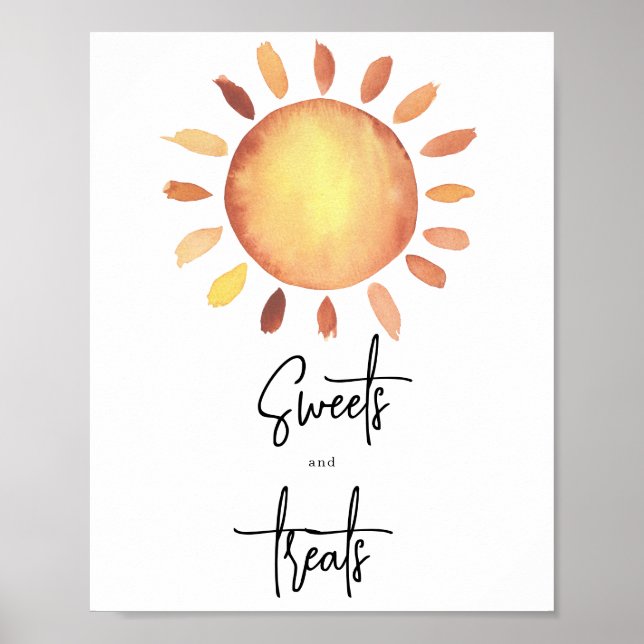 Affiche Douceurs et friandises Sunshine (Devant)