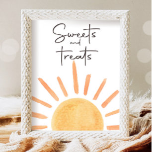 Affiche Douceurs et Traitements Aliments Boho Sunshine Ann