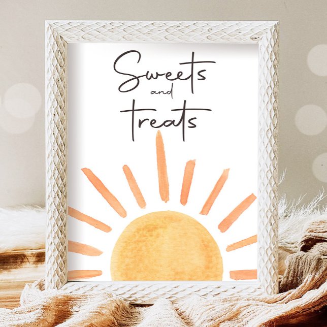 Affiche Douceurs et Traitements Aliments Boho Sunshine Ann (Créateur téléchargé)