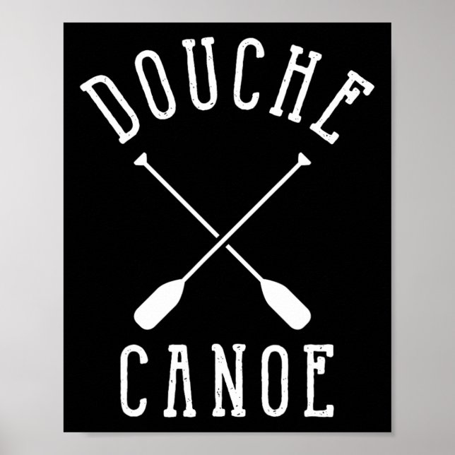 Affiche Douche en canoë  (Devant)