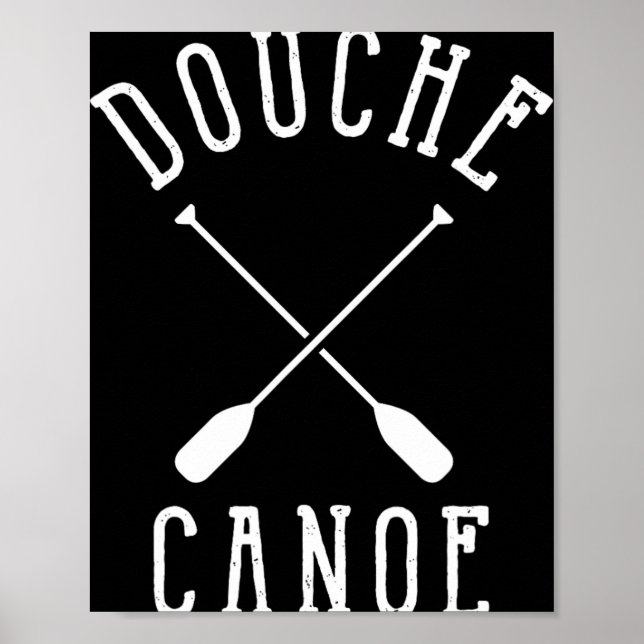 Affiche Douche en canoë  (Devant)
