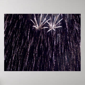 Affiche Douche Fireworks