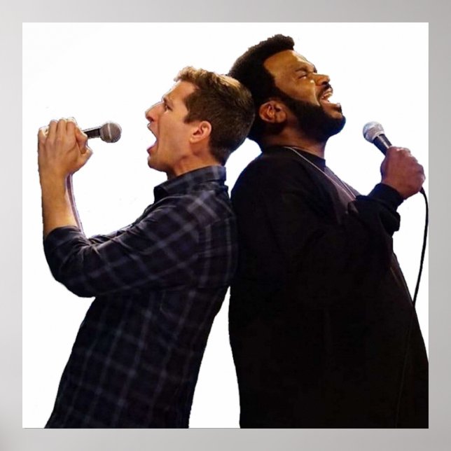 Affiche Doug Judy and Jake Peralta Brooklyn 99 Karaoke (Devant)